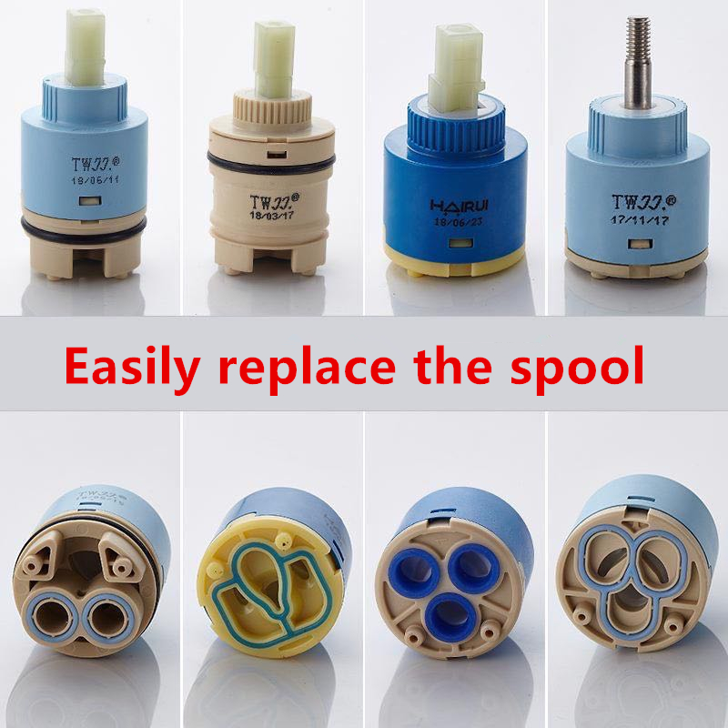 Basin Mixer Cartridge - 蛇口用ミキシング蛇口,高スプールバルブ,25mm/35mm/40mm,蛇口用アクセサリー,台所用品,シャワー用