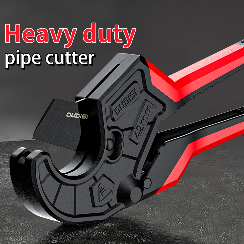 Pipe Cutter Ratchet - 高硬度パイプカッター 0-42mm アルミ合金ボディ ラチェット式はさみ型チューブカッター PVC PPR