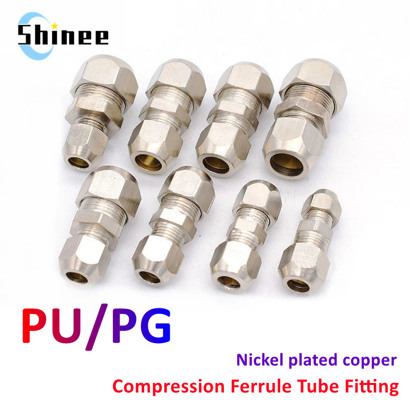 Compression Fitting Brass - 圧縮フェルールチューブ継手 4 6 8 10 12