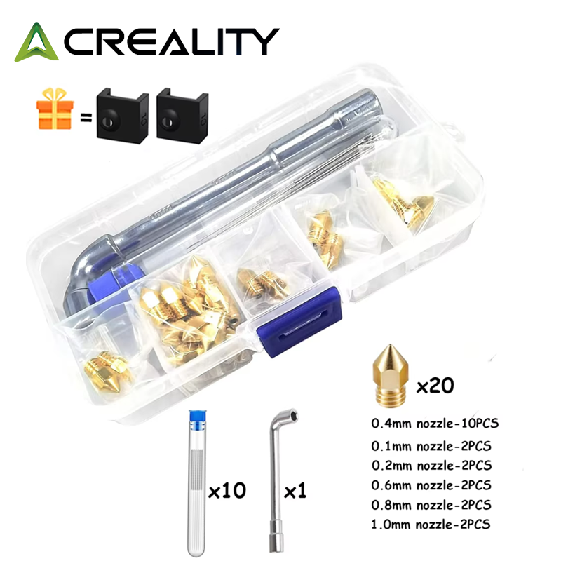 CREALITY 20 個 MK8 真鍮ノズル 0.2/0. - Creality Printer Ender 3 のレビューと価格