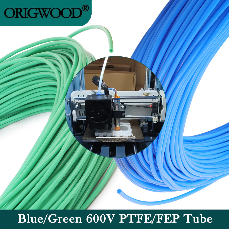 青/緑色 600V PTFEチューブ 直径2 2.5 4 6 - Ptfe Tape Thread のレビューと価格