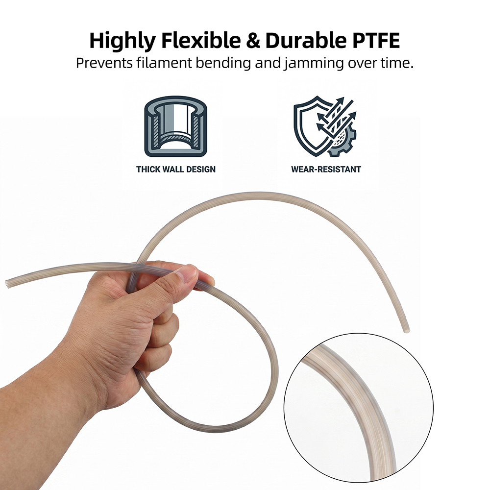 Snapmaker U1用 低抵抗星形チューブ 超低摩擦内面 - Ptfe Tape Thread のレビューと価格
