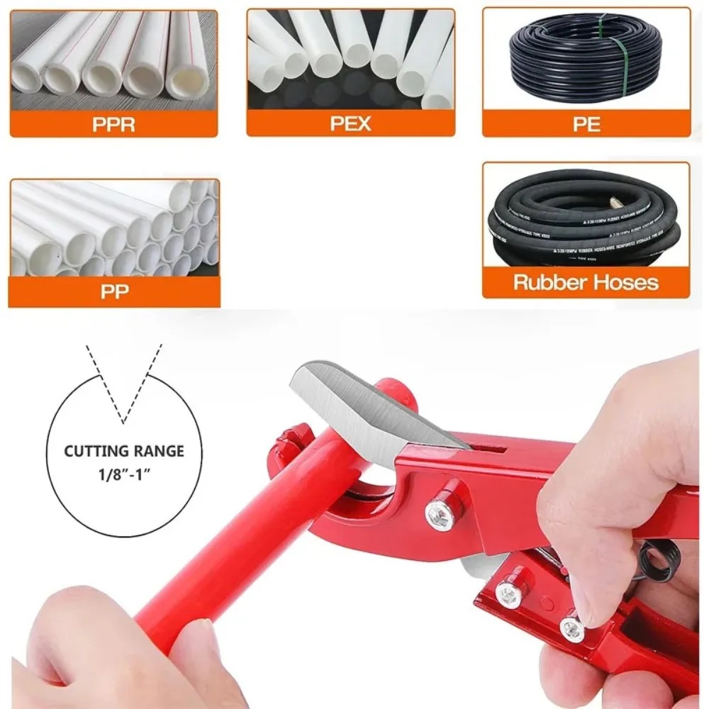 PU/PP/PE/PPR ホース切断用手工具 PVCパイプカ - Pipe Cutter Ratchet のレビューと価格