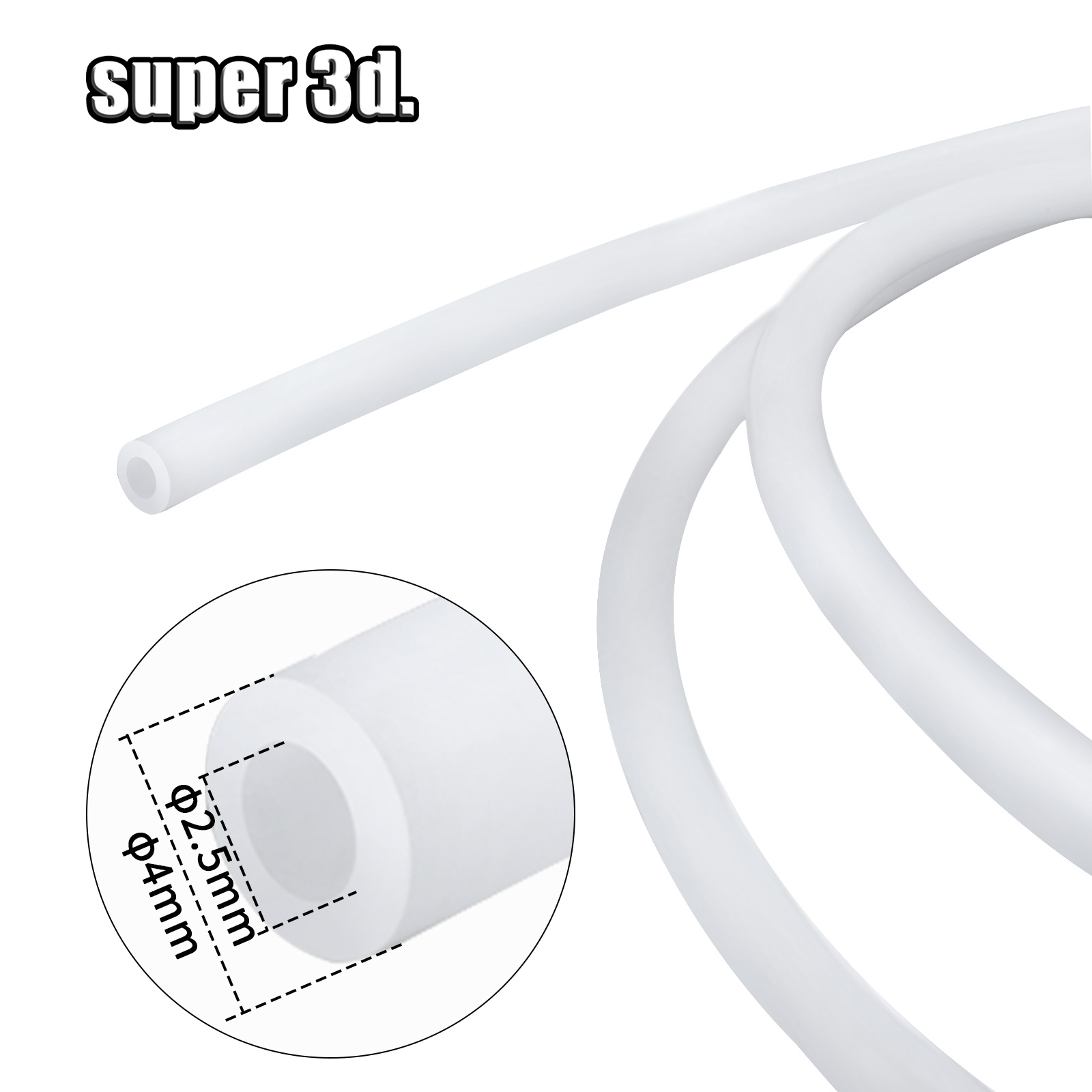 1/2/50M Bambu Lab PTFEチューブ 内径2 - Ptfe Tape Thread のレビューと価格