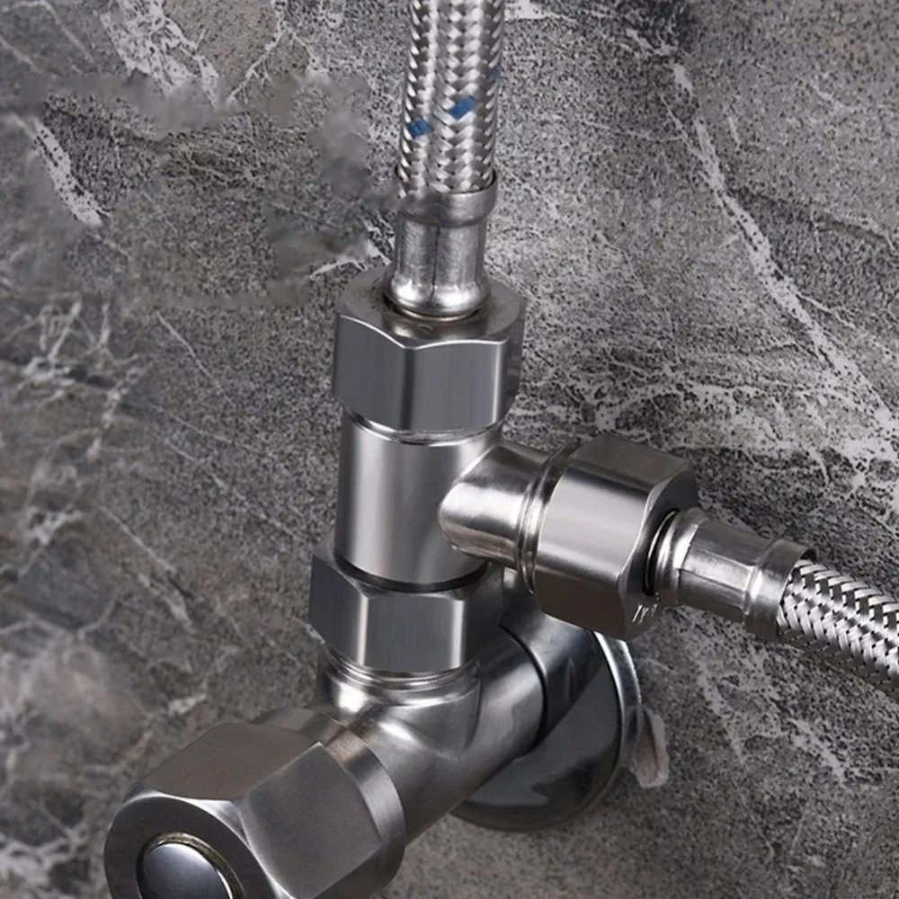 G1/2 ステンレス鋼 T アダプターダイバーターバルブ 3 - Shower Valve Cartridge のレビューと価格