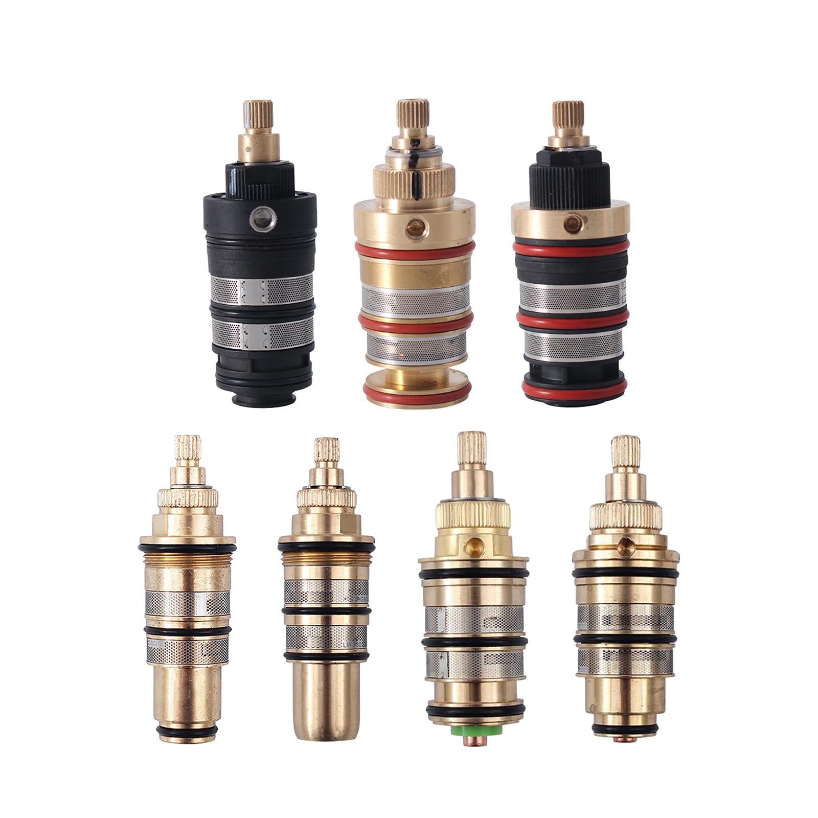 真ちゅう製バスルームシンク洗面器タップ、サーモスタットカート - Shower Valve Cartridge のレビューと価格