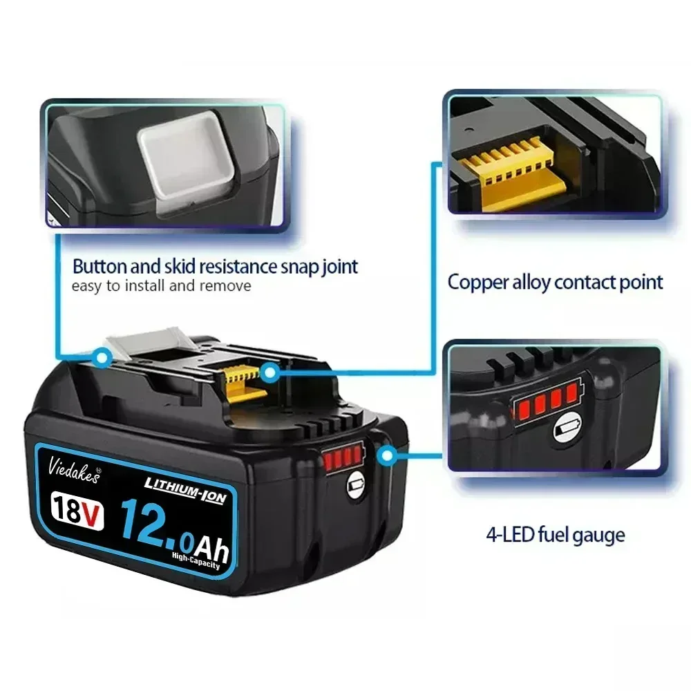 マキタ 18V バッテリー 12.0Ah リチウムイオン L - Makita Drill Ddf484 のレビューと価格