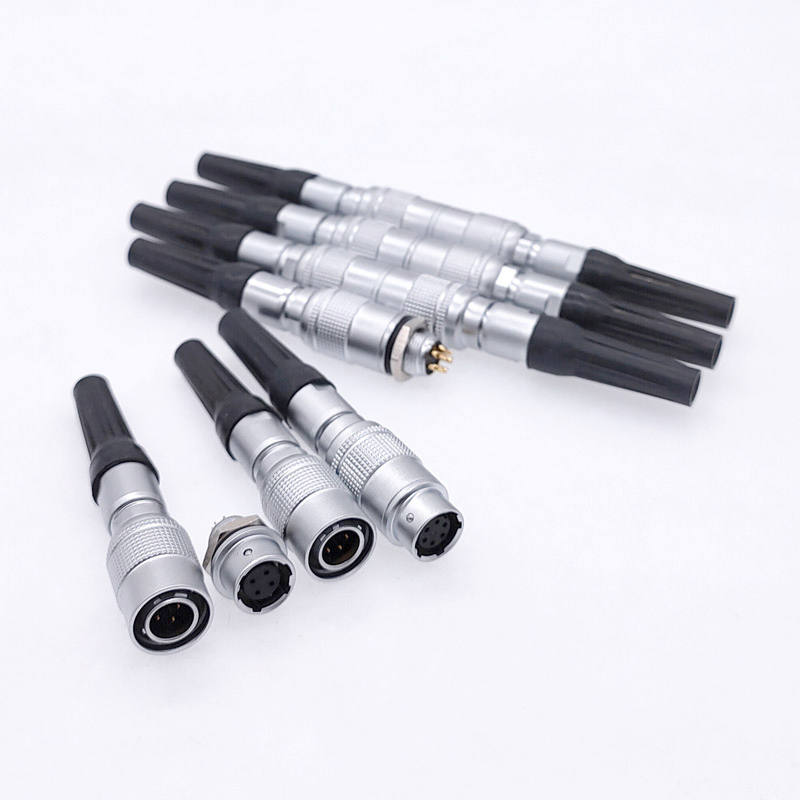 YC8ミニ円形コネクタ 8mm 2 3 4 5 6 7ピン  - Push Fit Connector のレビューと価格