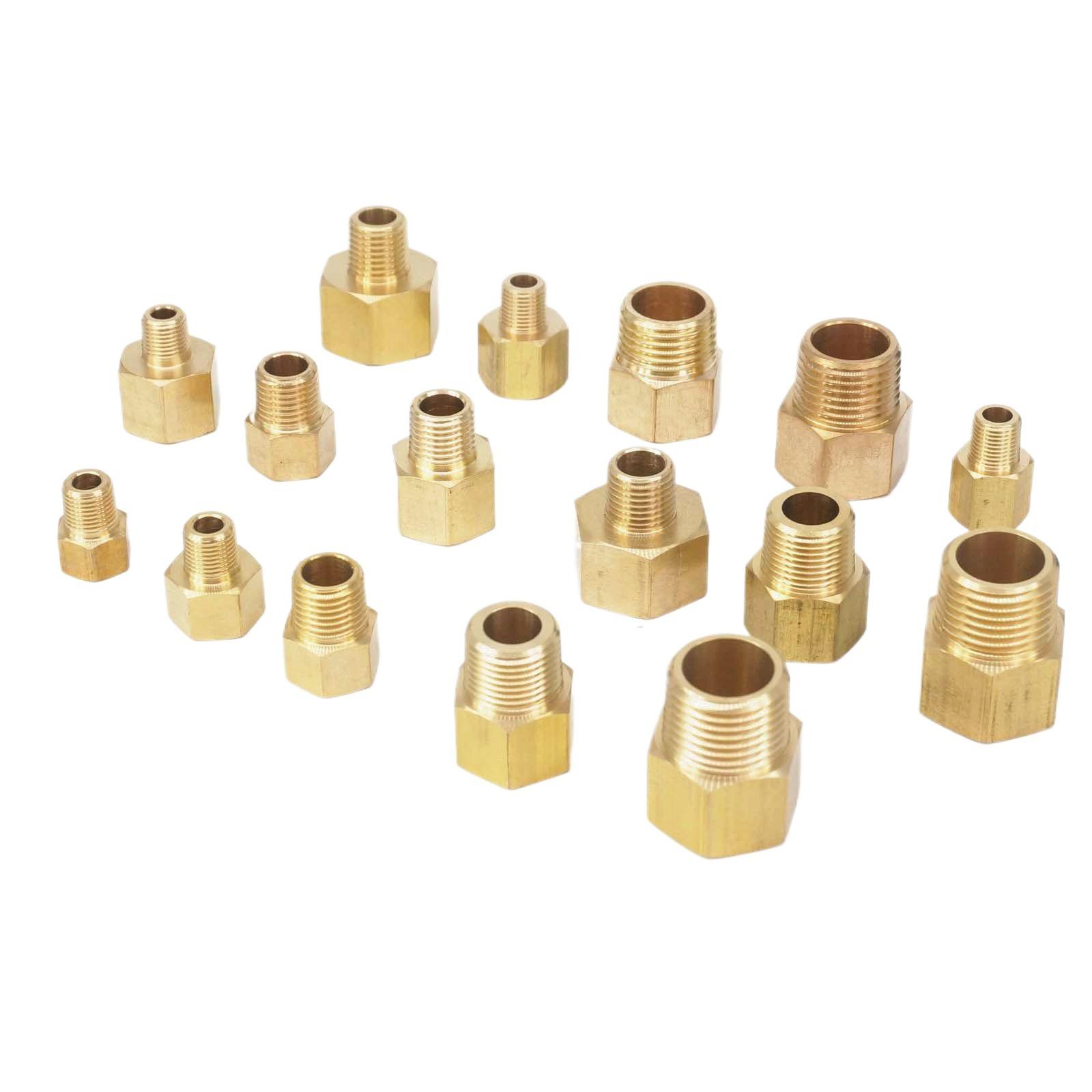 メスからオスの真ちゅう管継手アダプター、圧力計、ガス水、bs - Compression Fitting Brass のレビューと価格