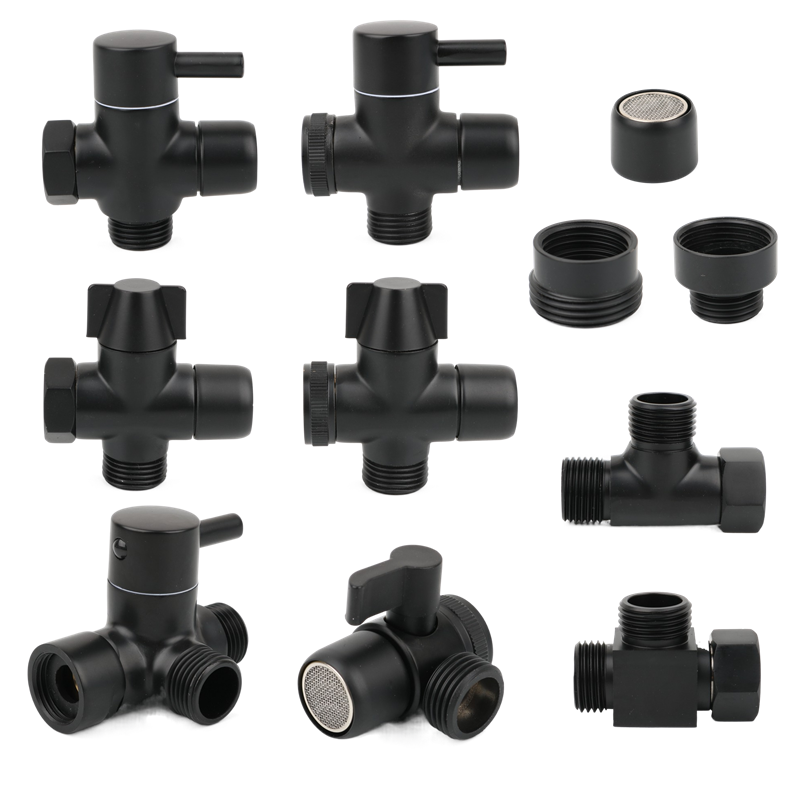 黒真鍮シャワーアームアダプター G1/2 ''G3/4 シャ - Shower Valve Cartridge のレビューと価格