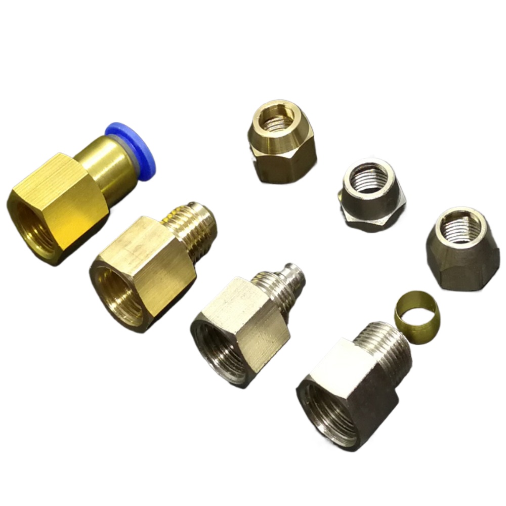 M10/12/14/16/18/20メートル雌ねじ式プッシュ - Compression Fitting Brass のレビューと価格