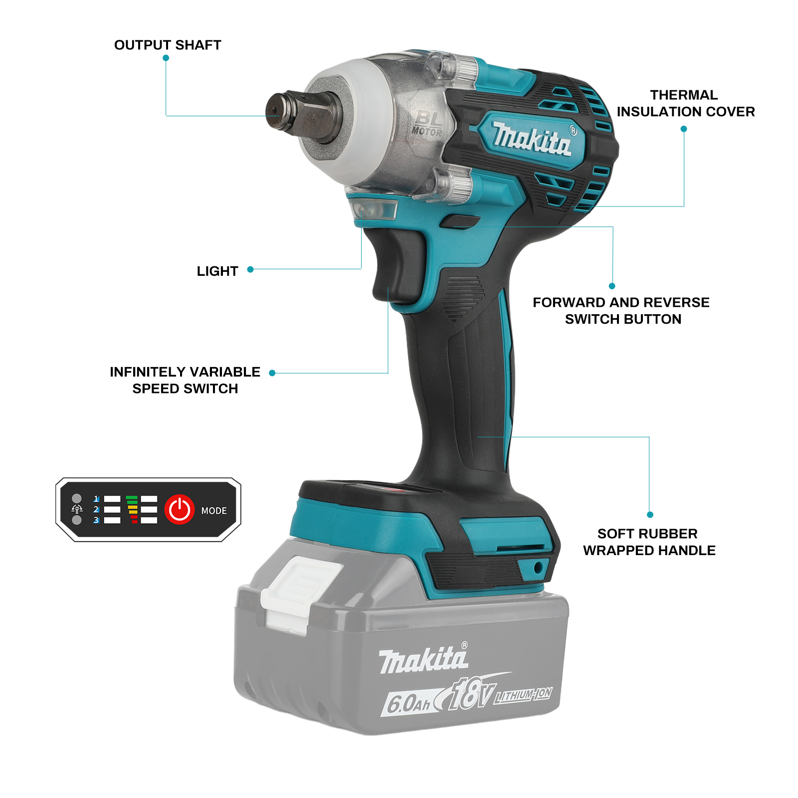 マキタ DTW300 18V コードレスインパクトレンチ 3 - Makita Drill Dtw300 のレビューと価格