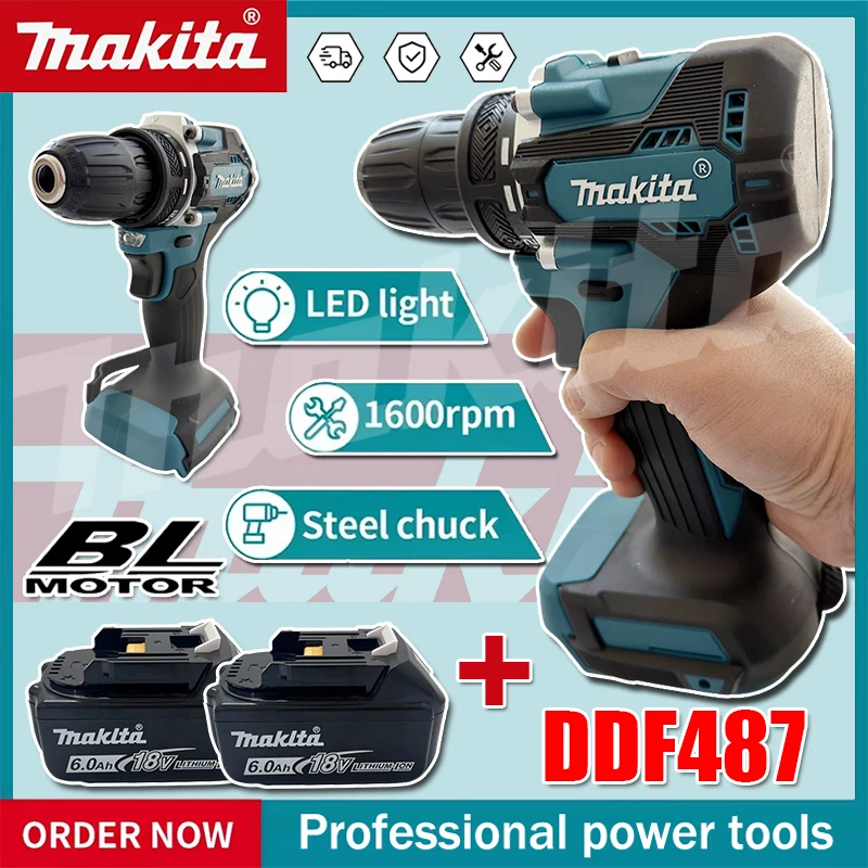 マキタ DDF487 ブラシレスドライバー電動ドライバー コ - Makita Drill Ddf484 のレビューと価格